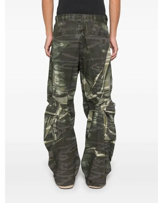 DIESEL Gray P-Arne Trousers for men