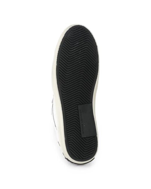 Crime London White 2.0 Distressed-Effect Sneakers for men