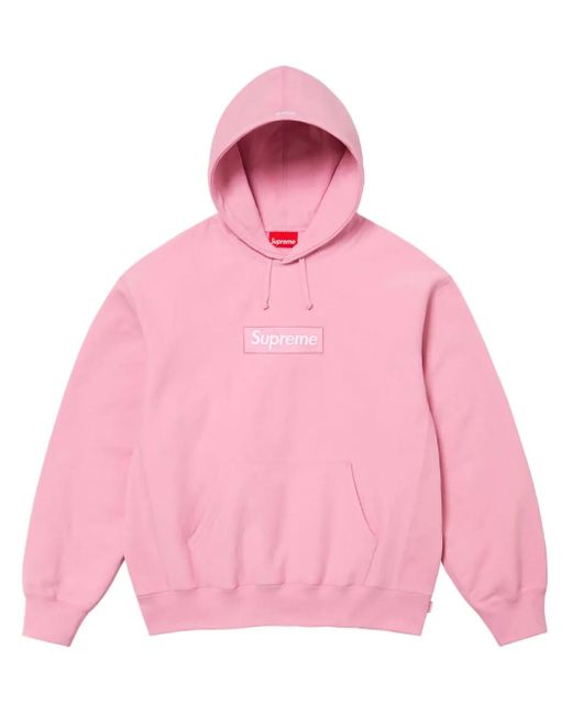 Supreme Pink Hoodie mit Logo