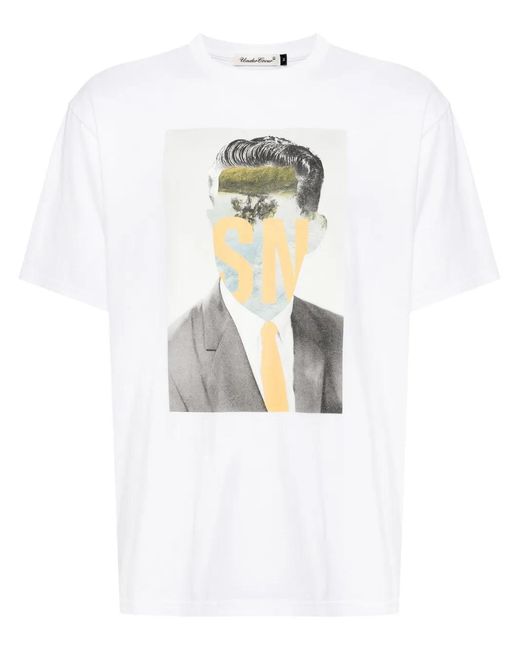 Undercover White Relaxed-Fit Cotton T-Shirt for men