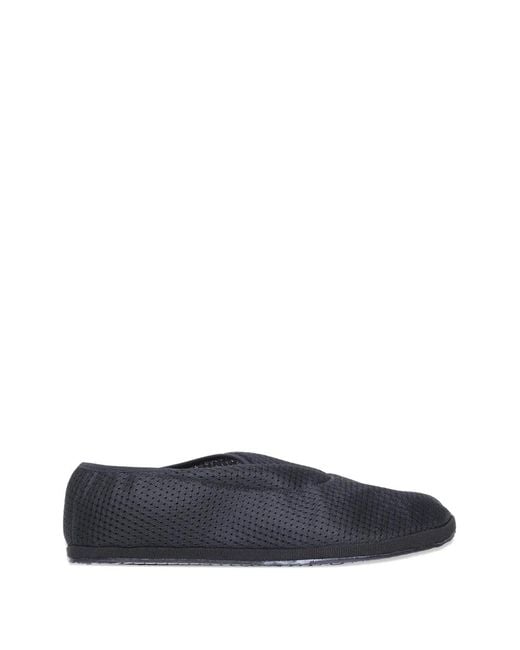 DROGHERIA CRIVELLINI Blue Ballerines Fu-Tabi En Mesh
