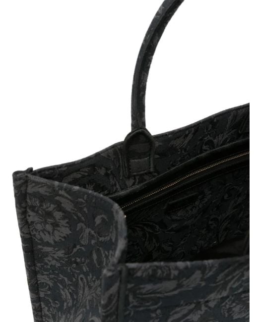 Versace バロッコ Athena ハンドバッグ L Black