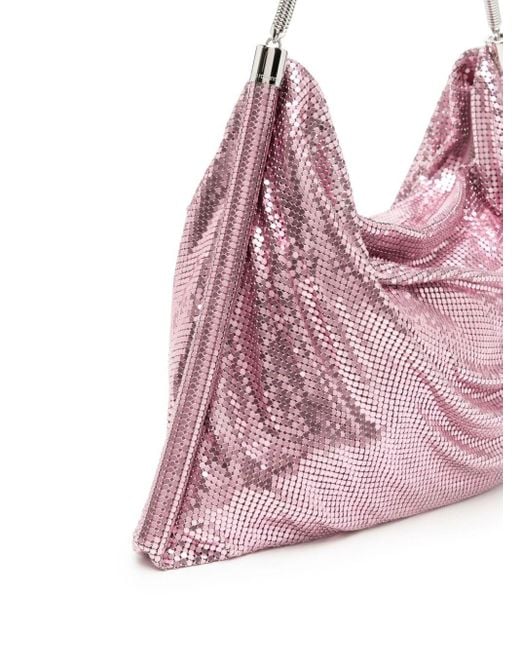Rabanne Pink Chainmail Shoulder Bag