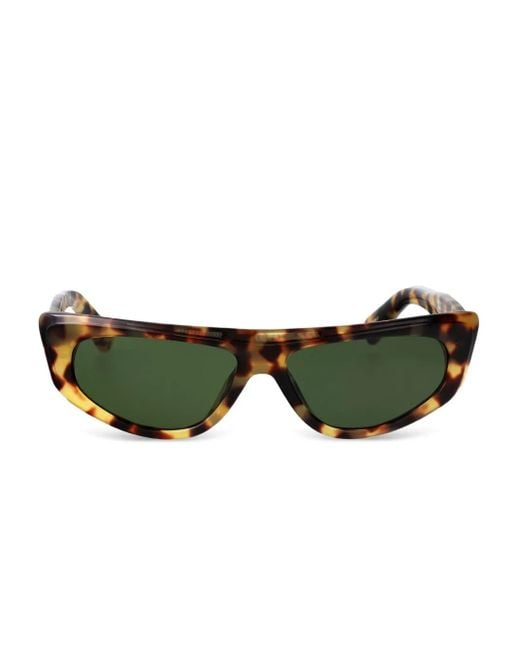 Jacquemus Green Casco Tortoise-Shell Sunglasses for men