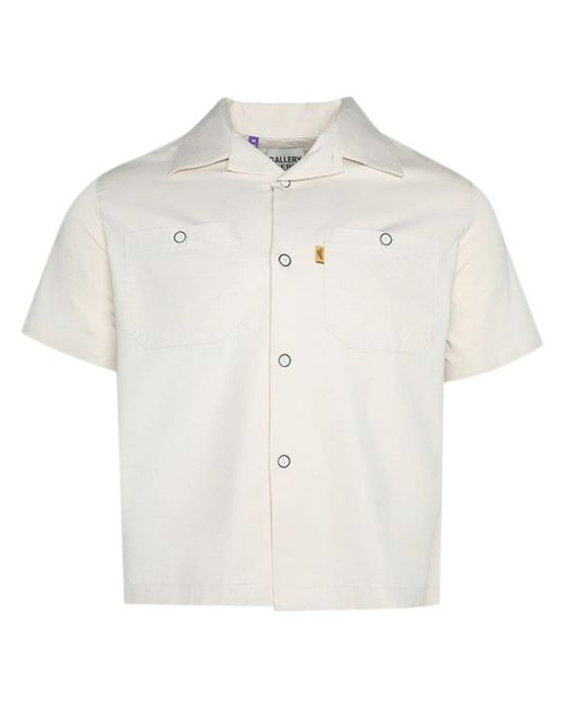 GALLERY DEPT. White Mechanic Cotton Shirt for men