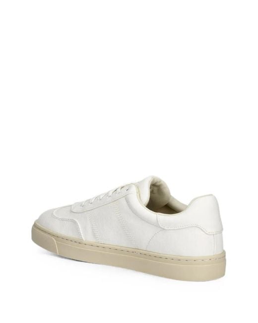 Timberland White Lisbon Street Logo-Embroidered Sneakers for men