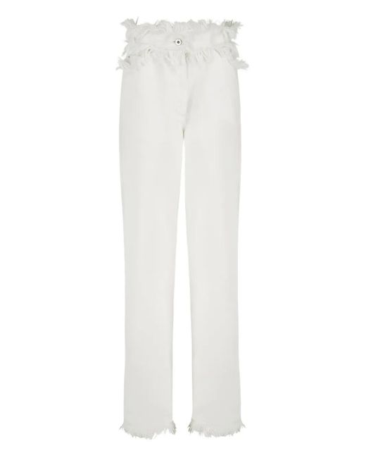 Ferragamo コットン ジーンズ White