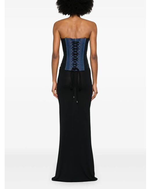 Jean Paul Gaultier Blue Denim Corset