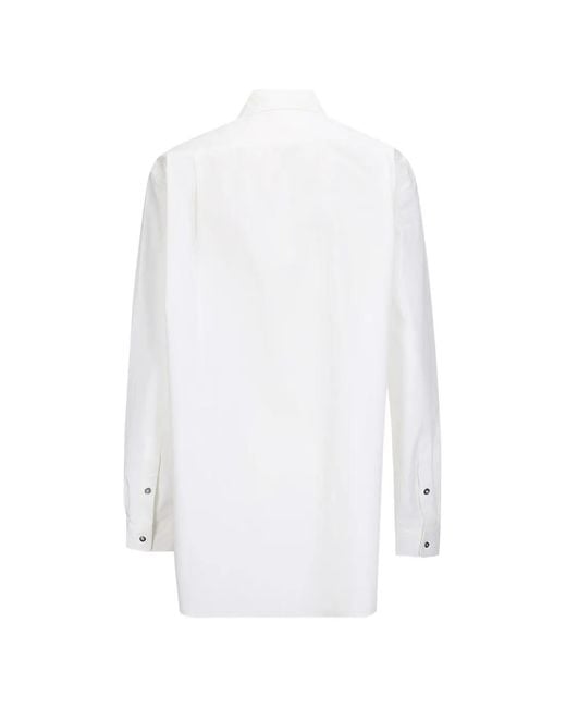 Sofie D'Hoore White Patch-Pocket Long-Sleeve Shirt