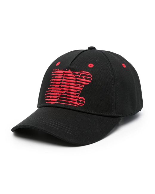 Palm Angels Racing Monogram-embroidered Baseball Cap for men