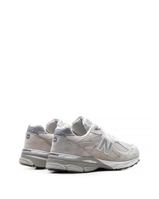 New Balance White X Kith 990V3 Sneakers for men