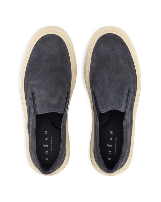 Hogan Blue H691 Slip-On Sneakers for men