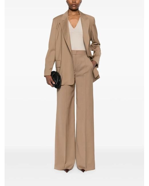Max Mara Natural Belted Wrap Jacket