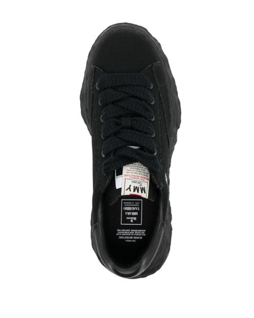 Maison Mihara Yasuhiro Black Charles Lace-Up Sneakers