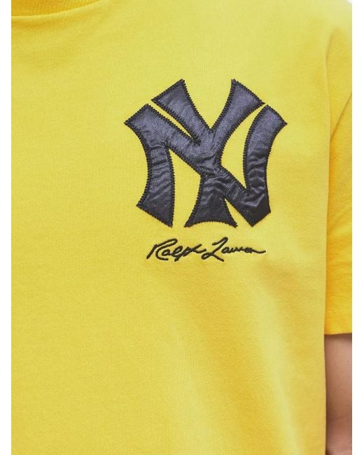 Polo Ralph Lauren Yellow New York Logo T-Shirt for men