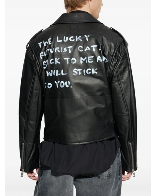 Loewe Leren Jack in het Black voor heren