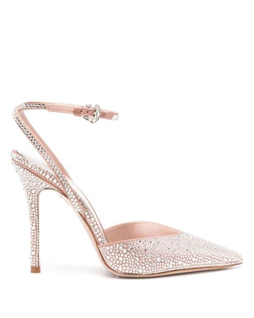 Pumps Anitta con cristalli 115mm di Gedebe in Pink