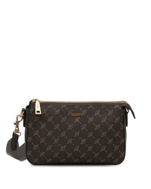 Borsa A Spalla Con Placca Logo di Joop! in Black
