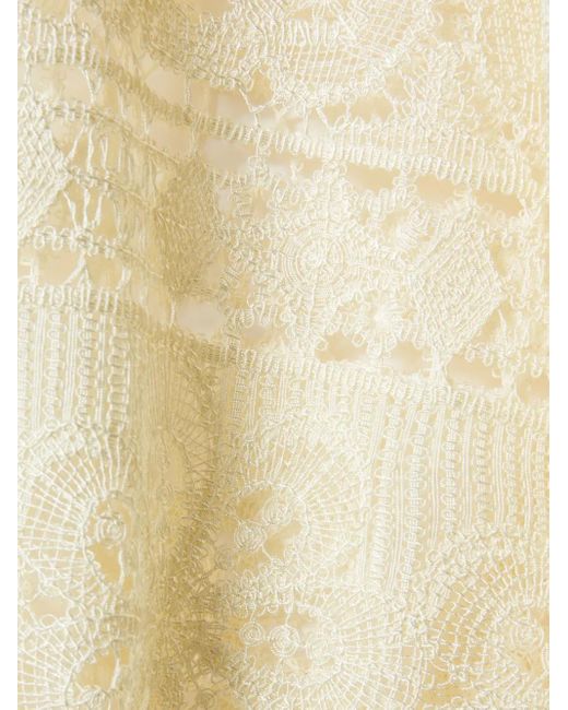 LaDoubleJ White Ruffled Blouse