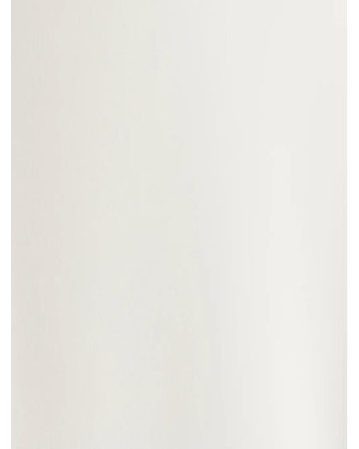Tadashi Shoji White Beaded Split Dress