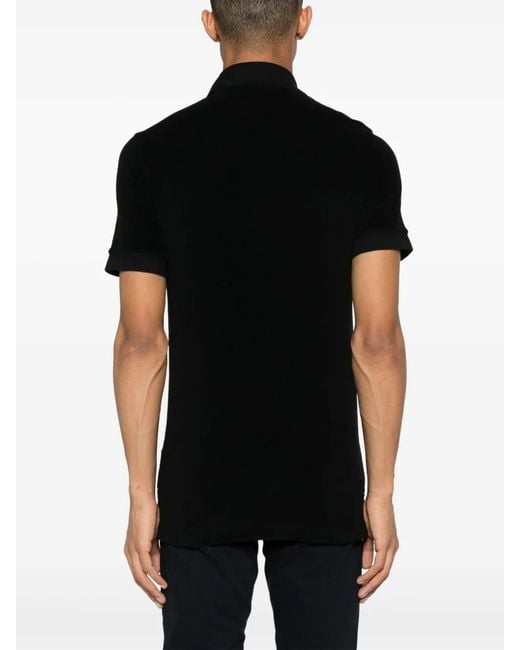 Tom Ford Black Short-sleeve Polo Shirt - Men's - Polyamide/cotton for men