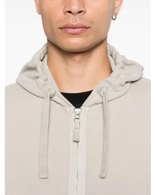 メンズ Stone Island ジップアップ パーカー Gray