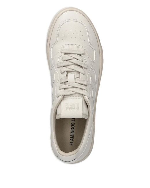 Flamingos White Ventura Logo Sneakers