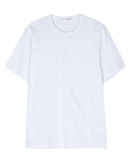 Comme des Garçons White Crew-neck Cotton T-shirt for men