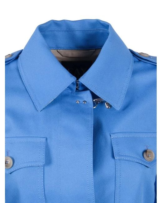 Fay Blue Button Shirt-Jacket
