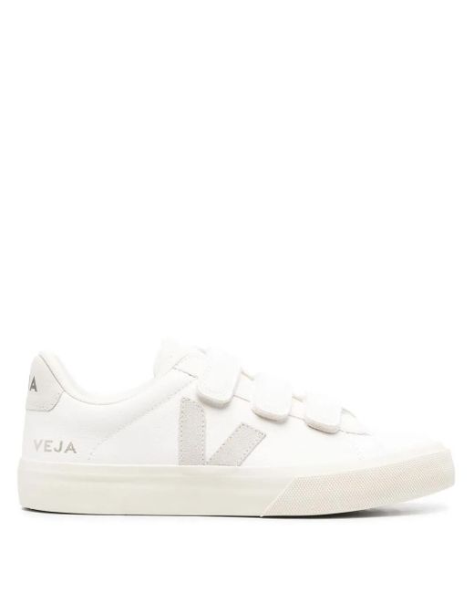 Veja White Recife Chromefree Touch-Strap Sneakers