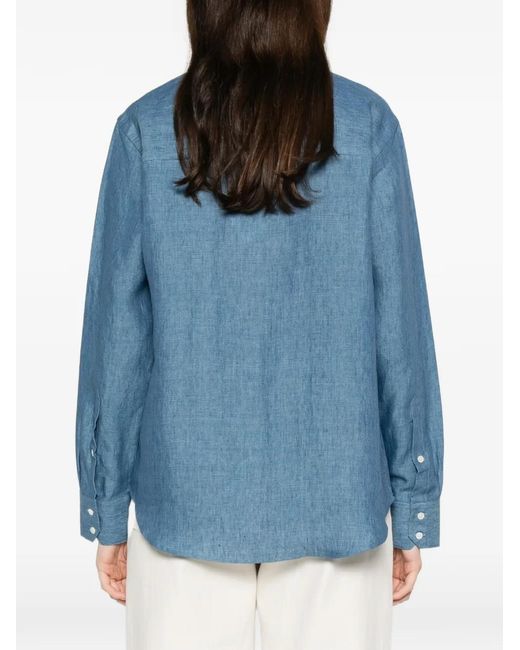 Rohe Blue Long-Sleeve Shirt