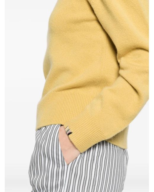 Extreme Cashmere Yellow Nº430 Jeanne Crew-Neck Sweater
