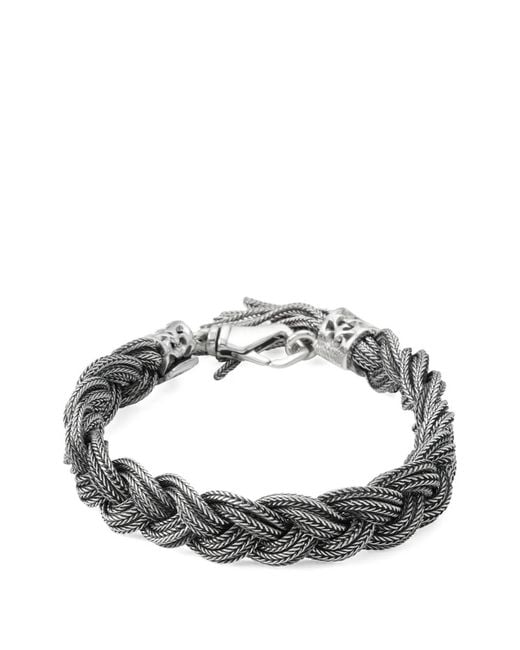 Emanuele Bicocchi Metallic Braided Medium Bracelet