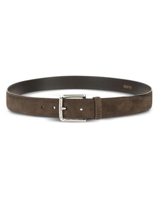 Church's Brown Square Buckle Belt for men