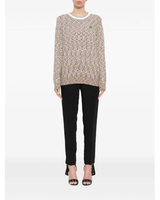 KENZO Natural Tiger-Patch Sweater