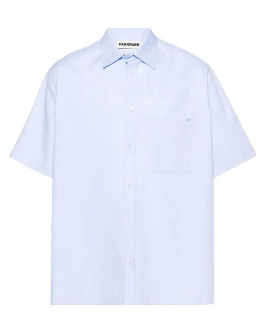 DARKPARK White Vale Cotton Shirt for men