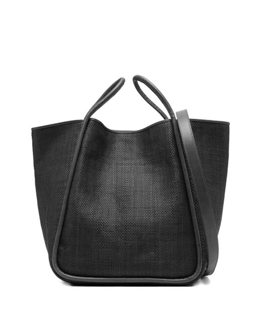 Dragon Diffusion Ana Woven Leather Tote Bag in Black | Lyst UK