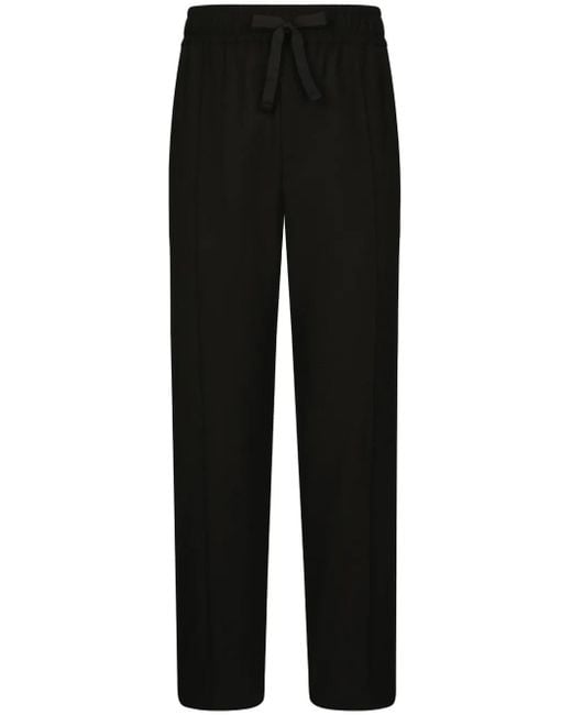 Dolce & Gabbana Black Essential Tailored Trousers for men