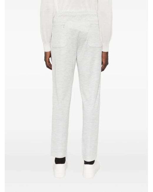 Pantalones con cordones Eleventy de hombre de color White