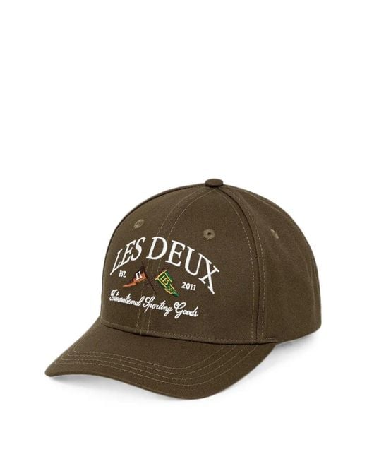 Les Deux Green Casquette À Logo Brodé for men