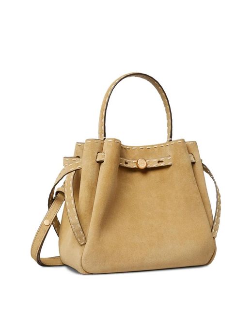 Borsa A Secchiello di Tory Burch in Natural