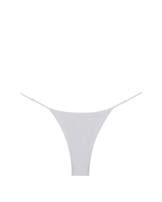 Tropic of C White Luna Bikini Bottoms