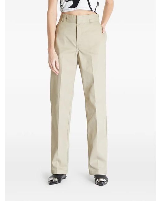 Dickies Natural 874 Pressed-Crease Trousers