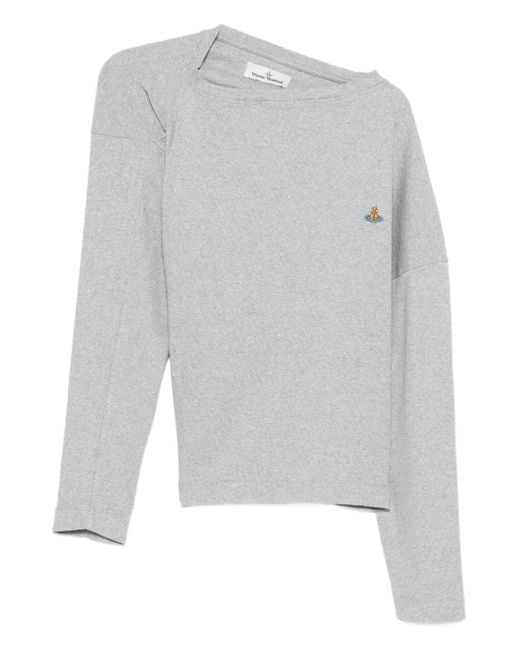 Vivienne Westwood Gray Hebo Long-Sleeve Top for men