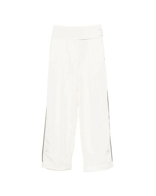 Entire studios White Slit-Pocket Trousers