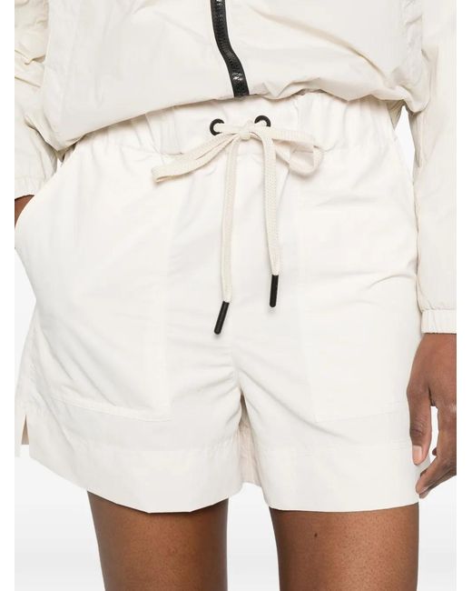 Short À Patch Logo Moncler en coloris White