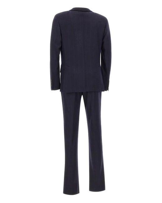 Eleventy Blue Pinstripe Suit for men
