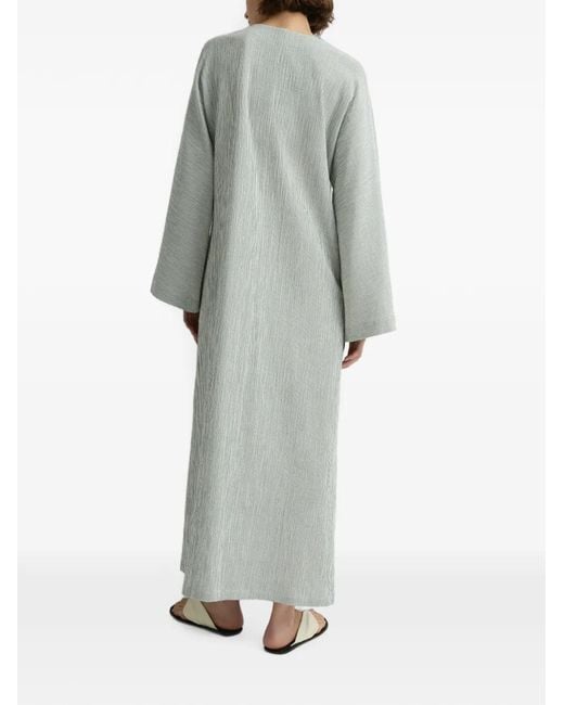 Bondi Born Gray Finn Kimono-Sleeve Maxi Dress