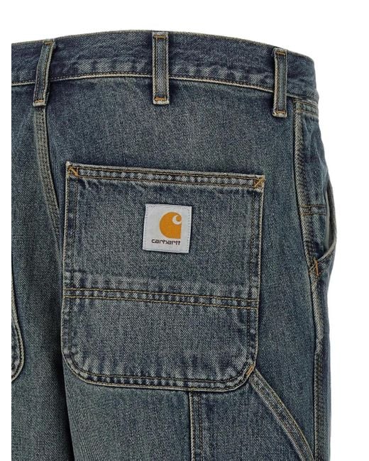 Carhartt Blue Single Knee Jeans for men