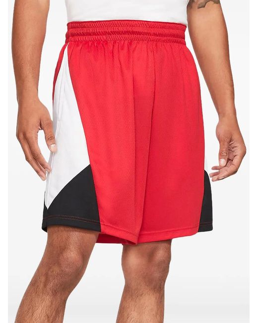 Nike Red Dri-Fit Rival Basketball Shorts for men